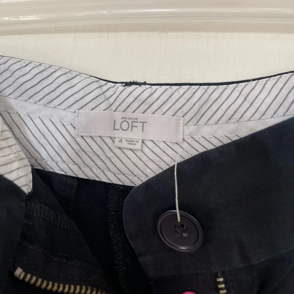 Ann Taylor LOFT The Riviera Short Black Chino 4 In Inseam ~ Women’s Size 4 - Image 5