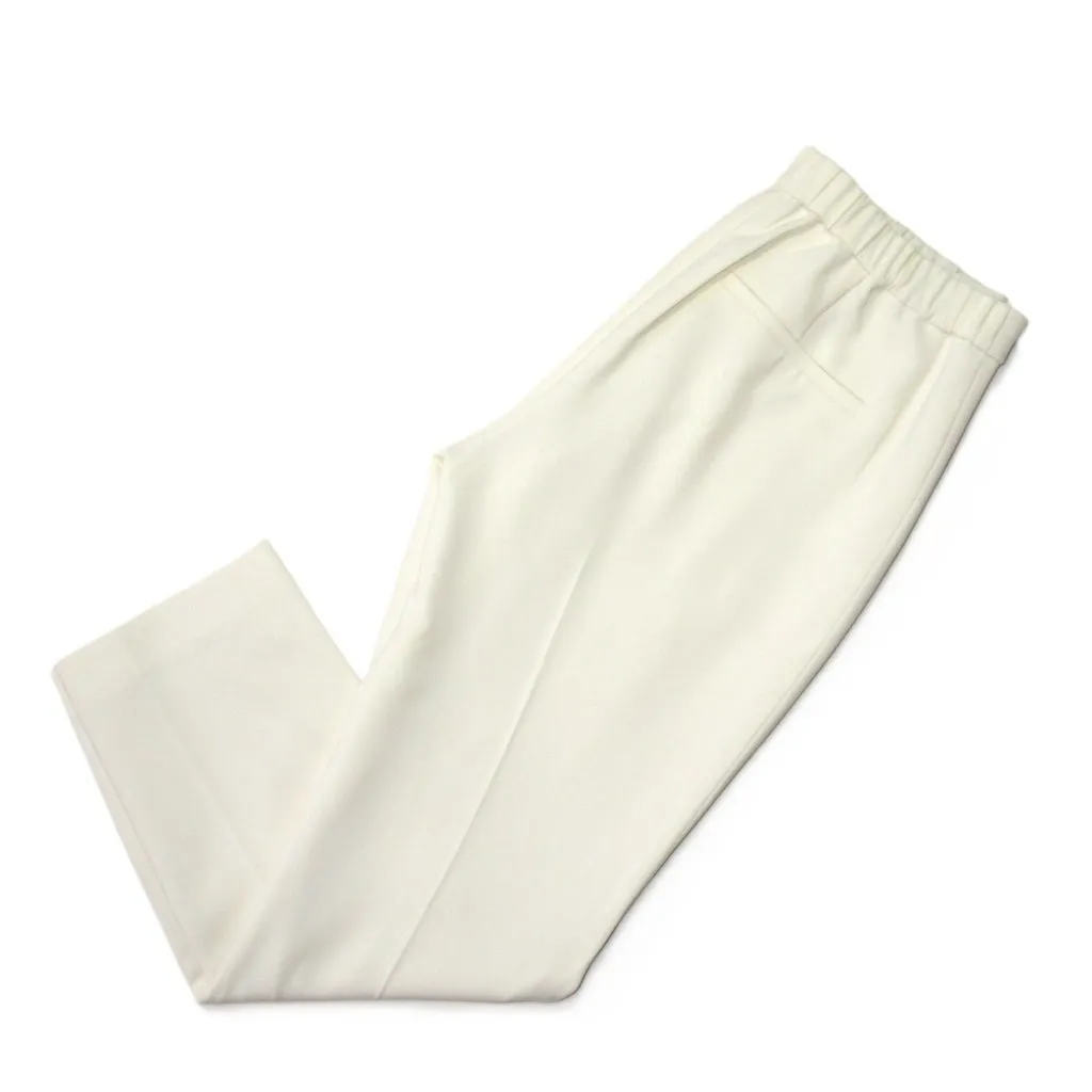 NWT THEORY Treeca Pull on in Rice Ivory Admiral Crepe Ankle Pants 2 - Image 6
