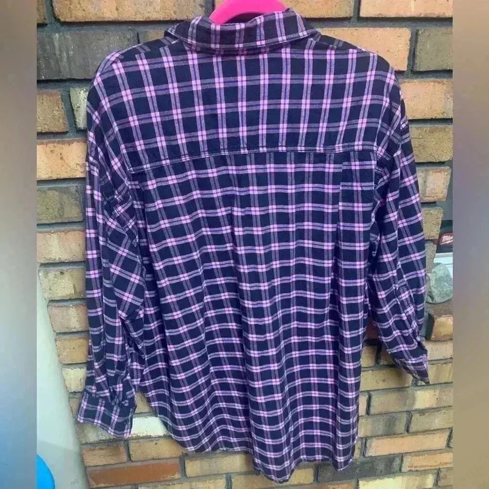 Zara Women’s Plaid Long Sleeve Button Up - Image 2