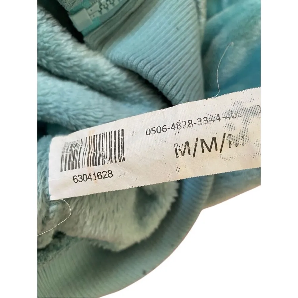 Weekend Edition Cropped Fleece Full Zip Hooded Sweatshirt Soft Gray Size M - Image 7