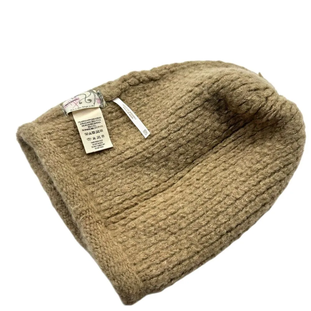 Free People Beige Dreamland Knit Beanie Women’s Winter Hat Size OS - Image 4