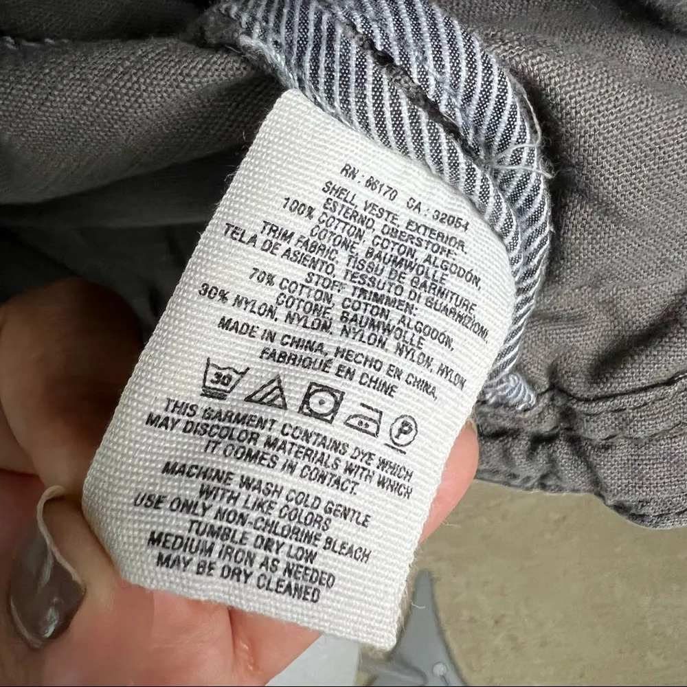 Anthropologie Hei Hei Ravenna Lattice Anorak Utility jacket Size Small S Olive - Image 8