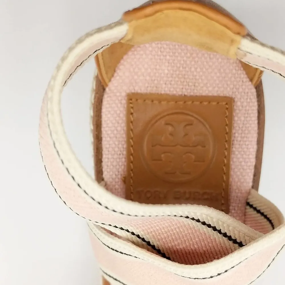 Tory Burch Frieda Espadrille Sandal Platform Open Toe Jute Wedge 7.5 NWOB - Image 10