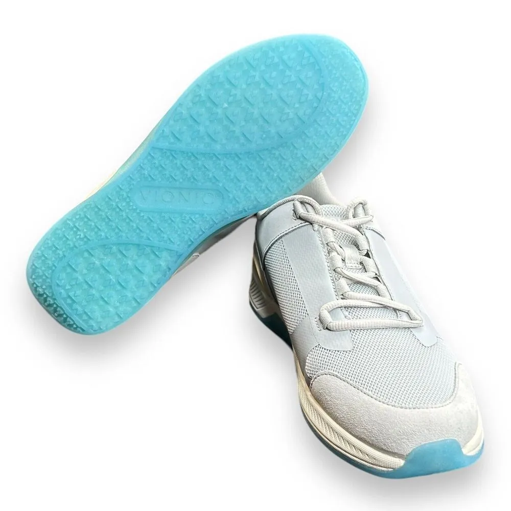 Vionic Fearless Size 10 Gray Leather Orthotic Insert Low Top Comfort Sneaker - Image 7