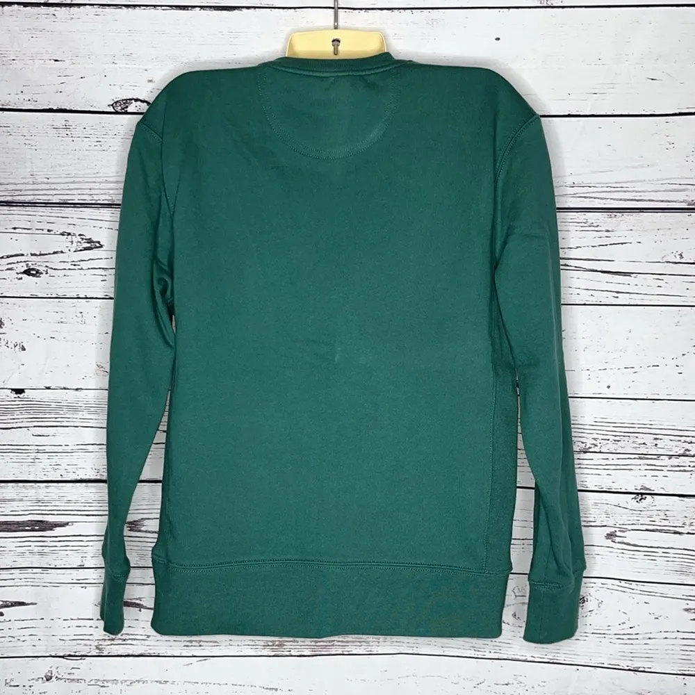 Life is Good NWT Sz S Green - Beach Adirondack Cardinal Christmas Sweatshirt Top - Image 2