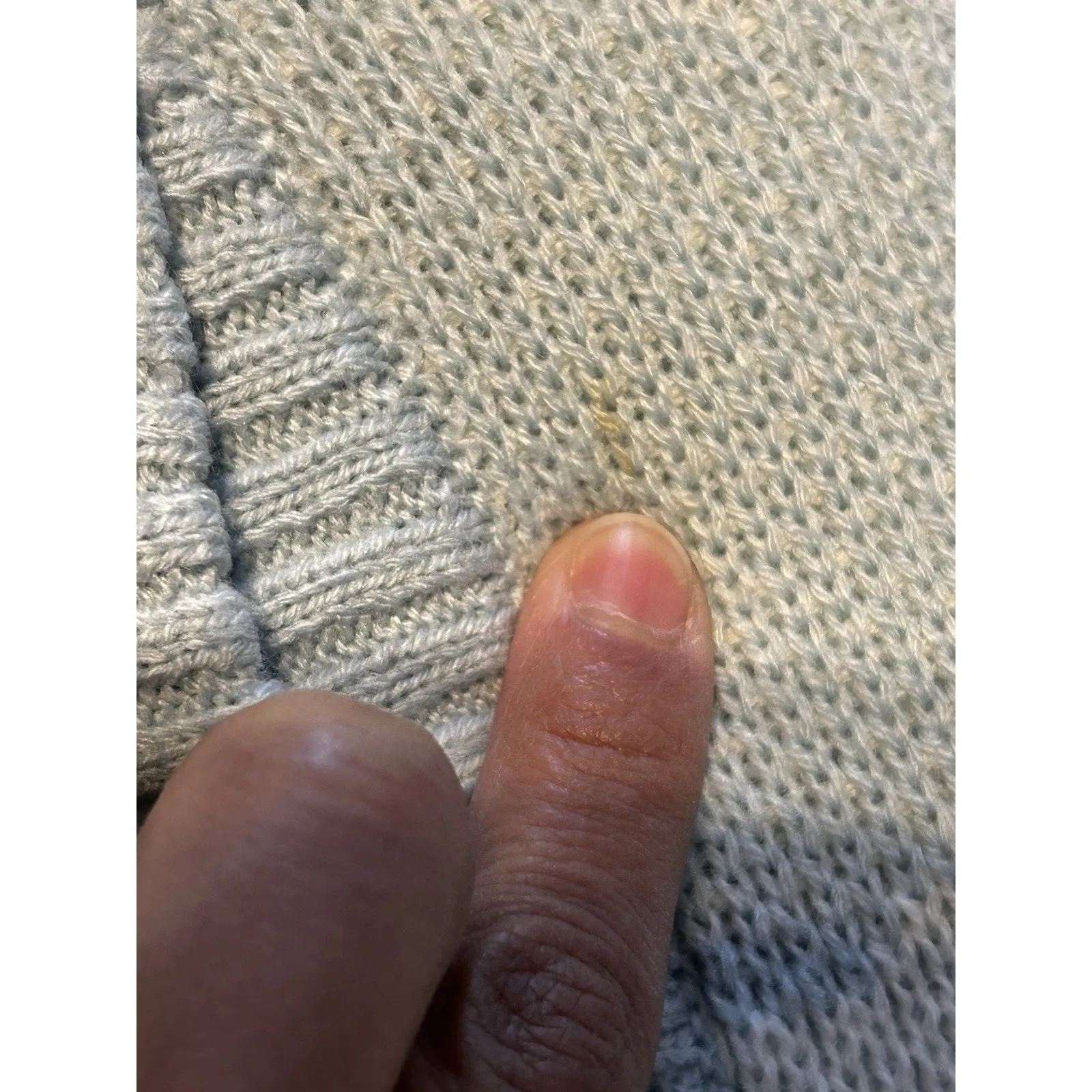 Care Bears Light Blue Cardigan Sweater Medium Clouds & Heart Buttons - Image 5