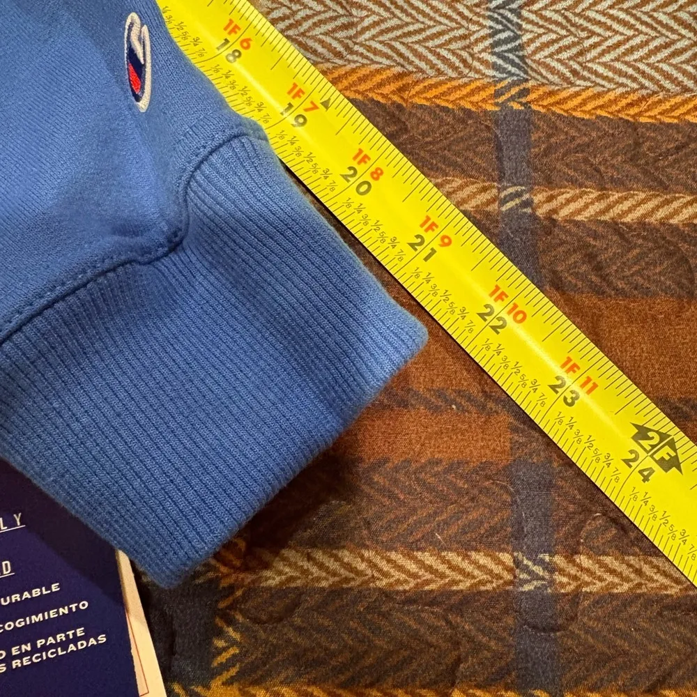 Champion NEW Womens Large Blue Powerblend
Fleece Crewneck Sweatshirt - Image 8