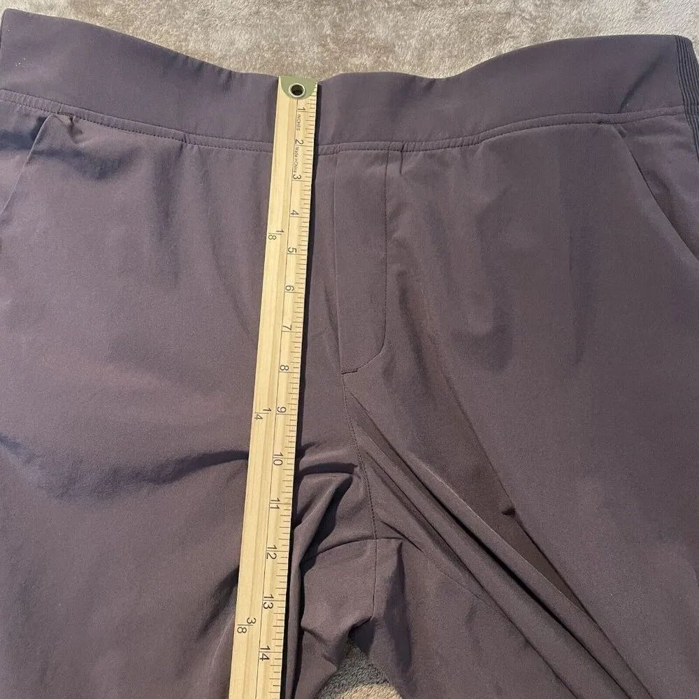 Athleta Pants Womens Sz 16 Brooklyn Ankle Purple Stretch High Rise Plus Comfort - Image 9