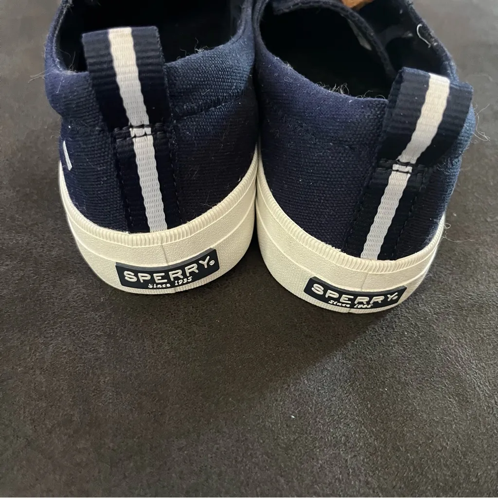 Sperry Crest Vibe Womens Size 7M Navy Blue Sneaker Boat Shoes STS98642 - Size 9 - Image 4