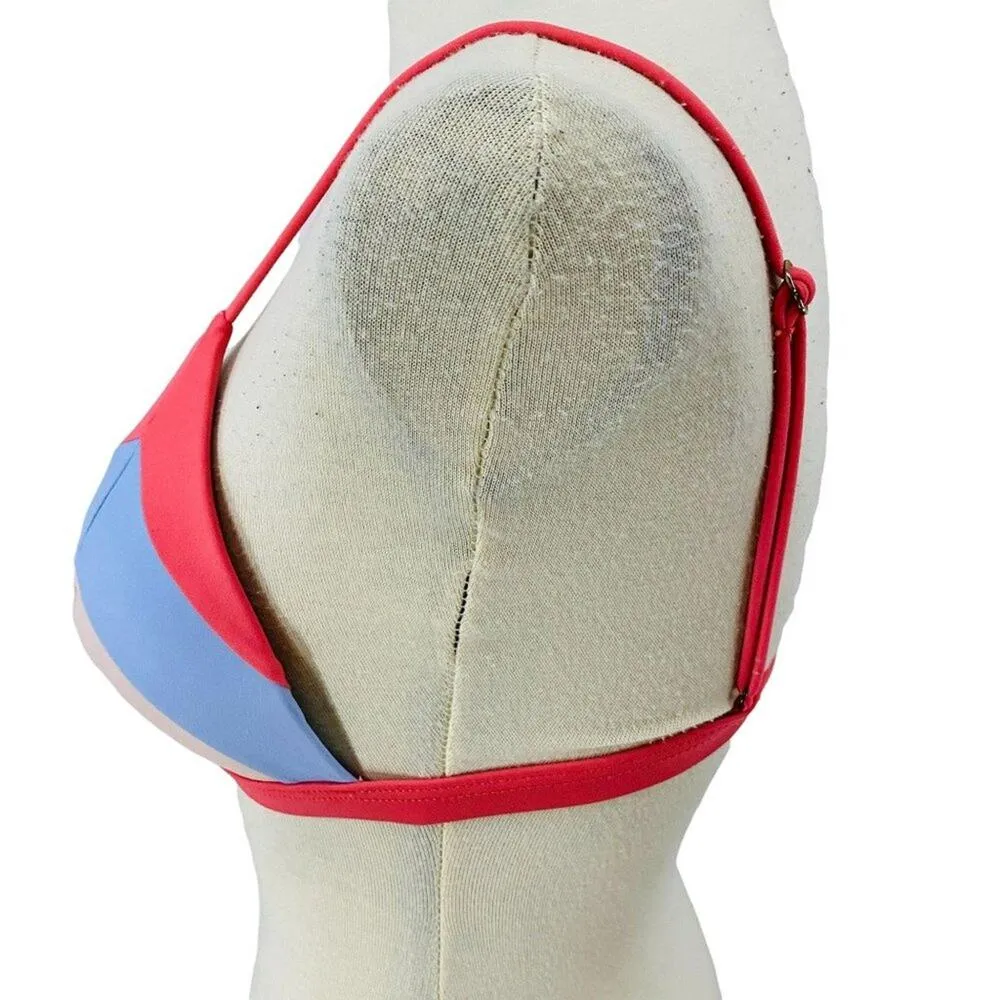 Hula Honey Colorblocked Molded Cup Push-Up Bikini Set Womens Large - Image 3