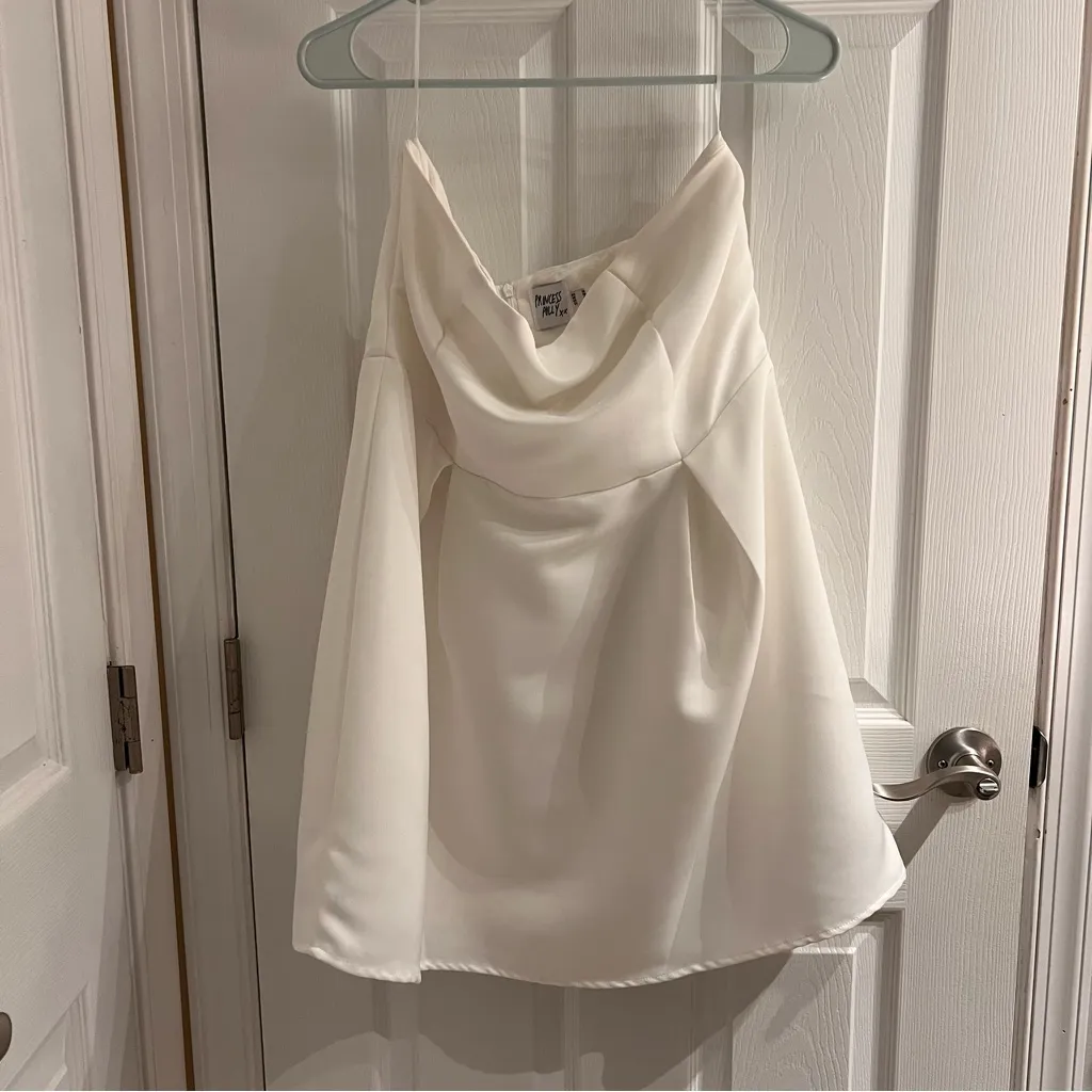 Princess Polly  Strapless White Dress - Image 4