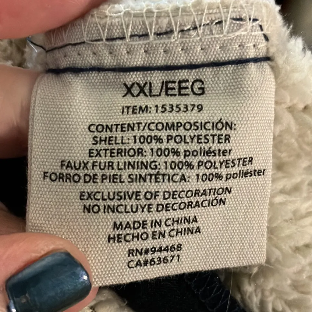 Sage Collective Super Plush Sherpa Lined Fleece Shirt Jacket with Pockets, XXL Red - Image 7