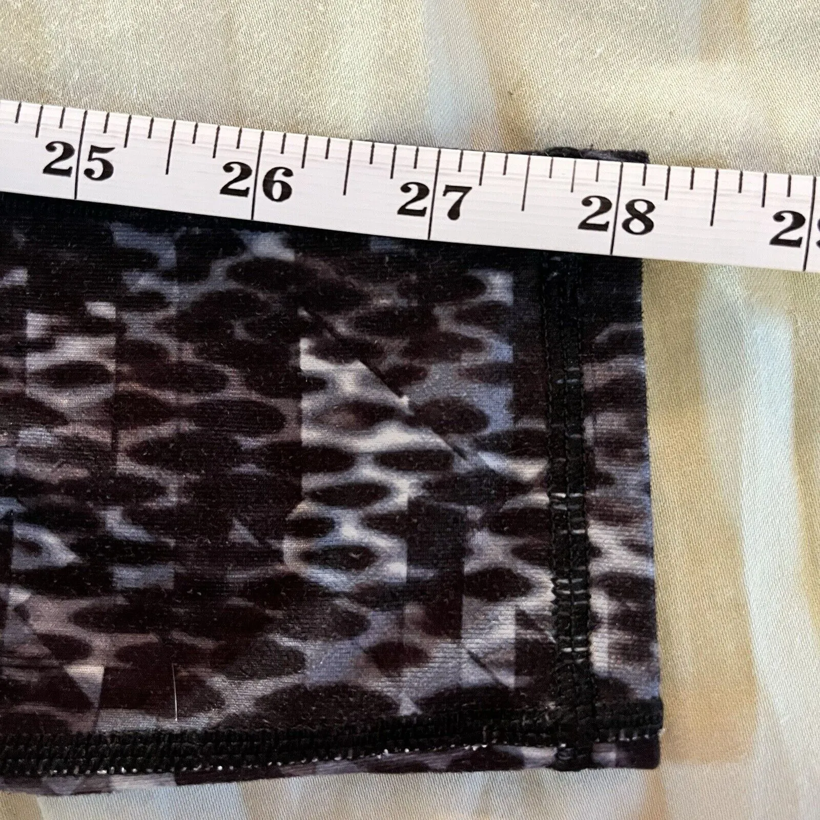 Athleta Chaturanga Womens Leggings XS Cobra Black Gray Full Length High Rise - Image 5