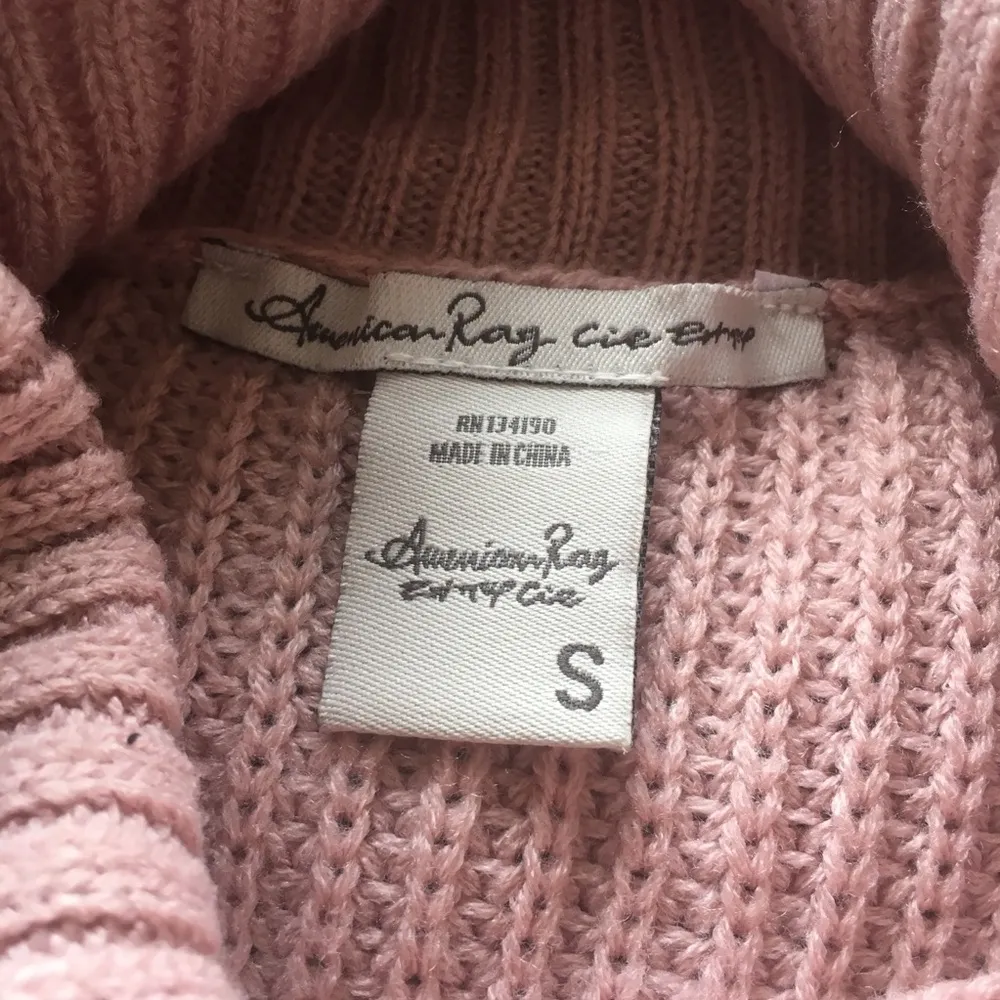 cowl neck long sleeve lace-up accents sweater, size small - Image 3