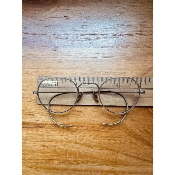 VTG Artcraft Nokoroo Eyeglasses 1/20 12k GF W/Case Dr. Bernardo Villegas El Paso Gold - Image 8