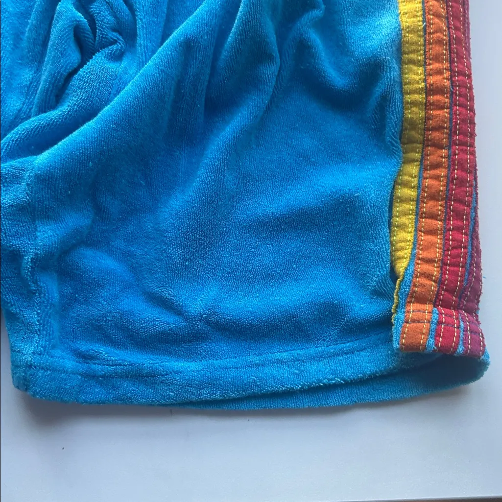 Aviator Nation Trendy blue sweat pant shorts size small surfer cali cotton modal - Image 5