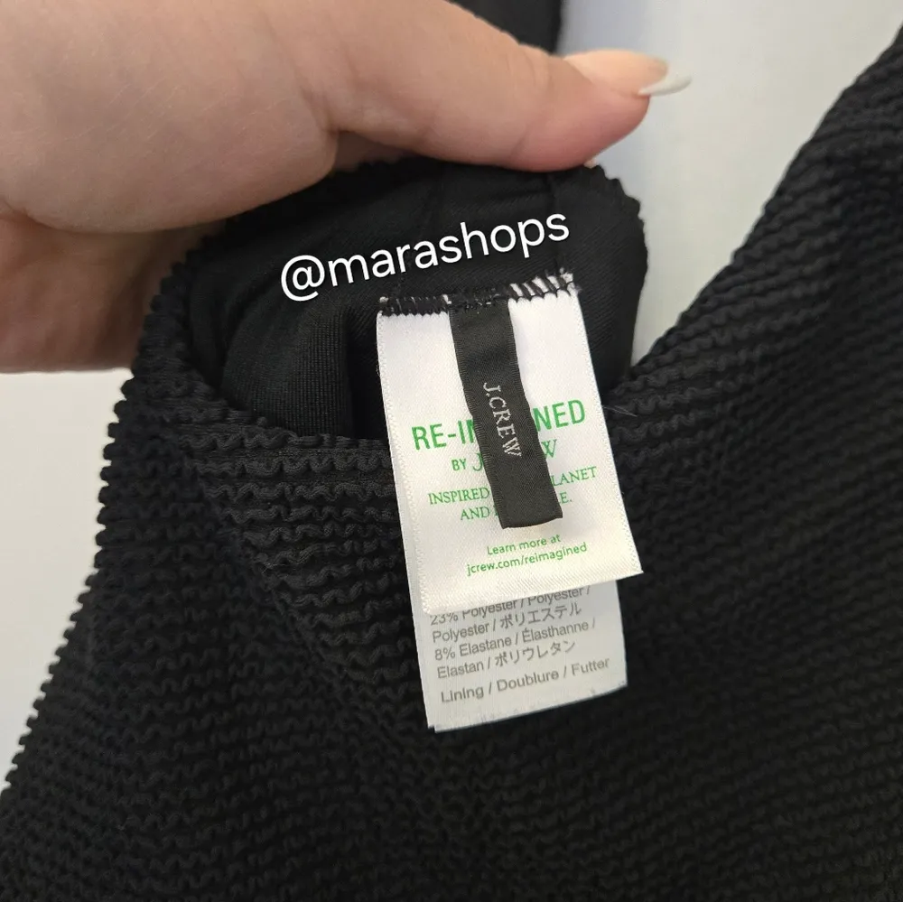 J.Crew Textured Scoopneck One Piece Swimsuit - Image 6