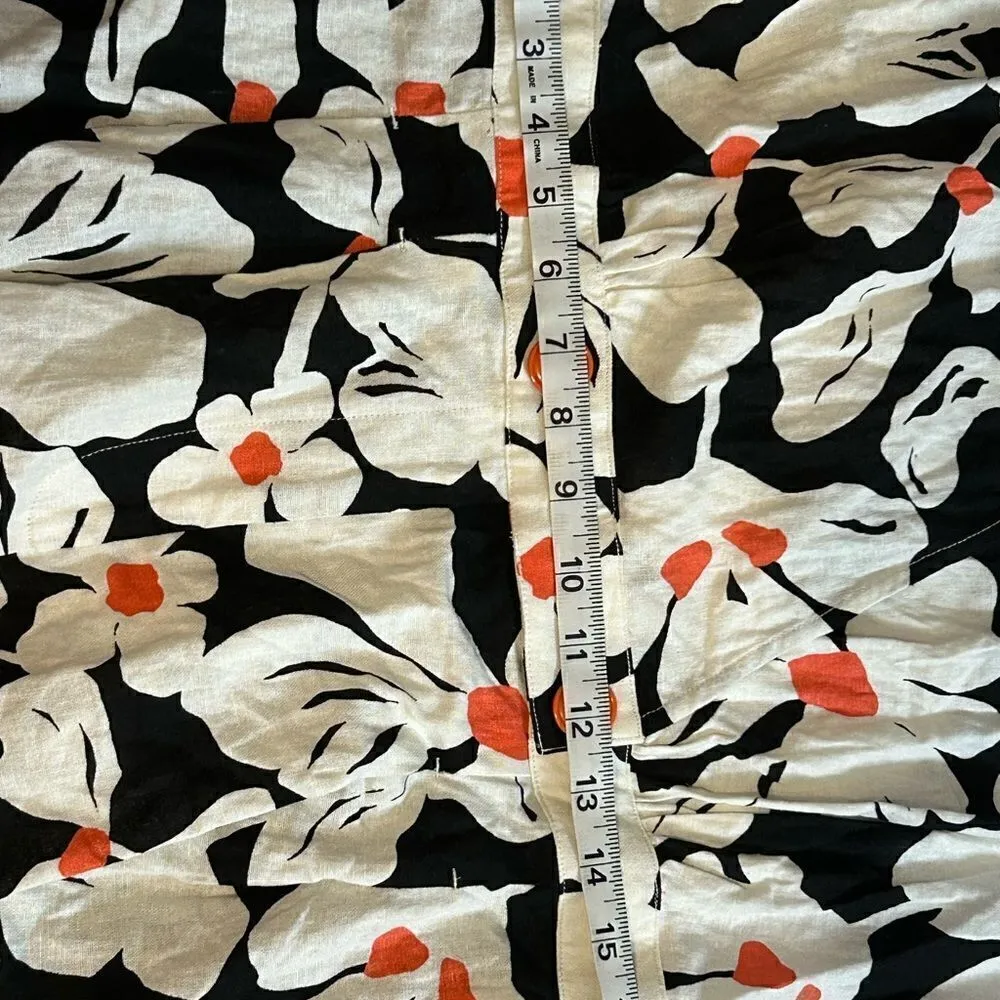 ModCloth Just Want to Have Sun Surplice Romper tropical size L‎ NEW - Image 7