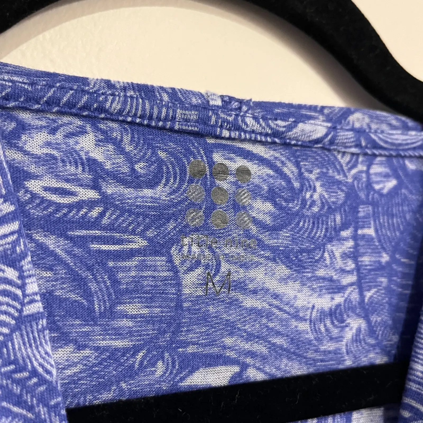 Title Nine Long Sleeve Shirt Hoodie Blue Size Med Casual Athleisure Golf - Image 4