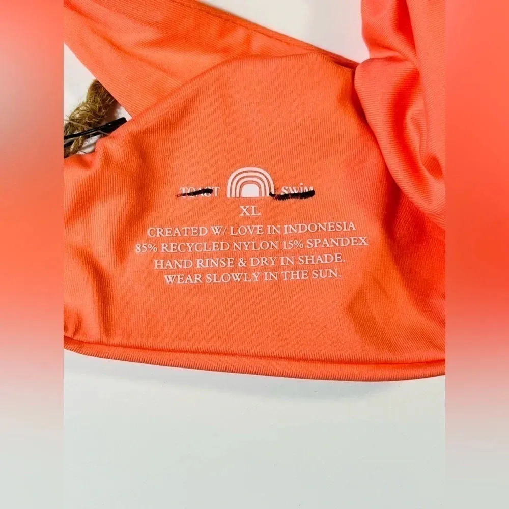 Free People Toast Swim Signature Knot Bikini Top Size XL NWT $50 - Image 5