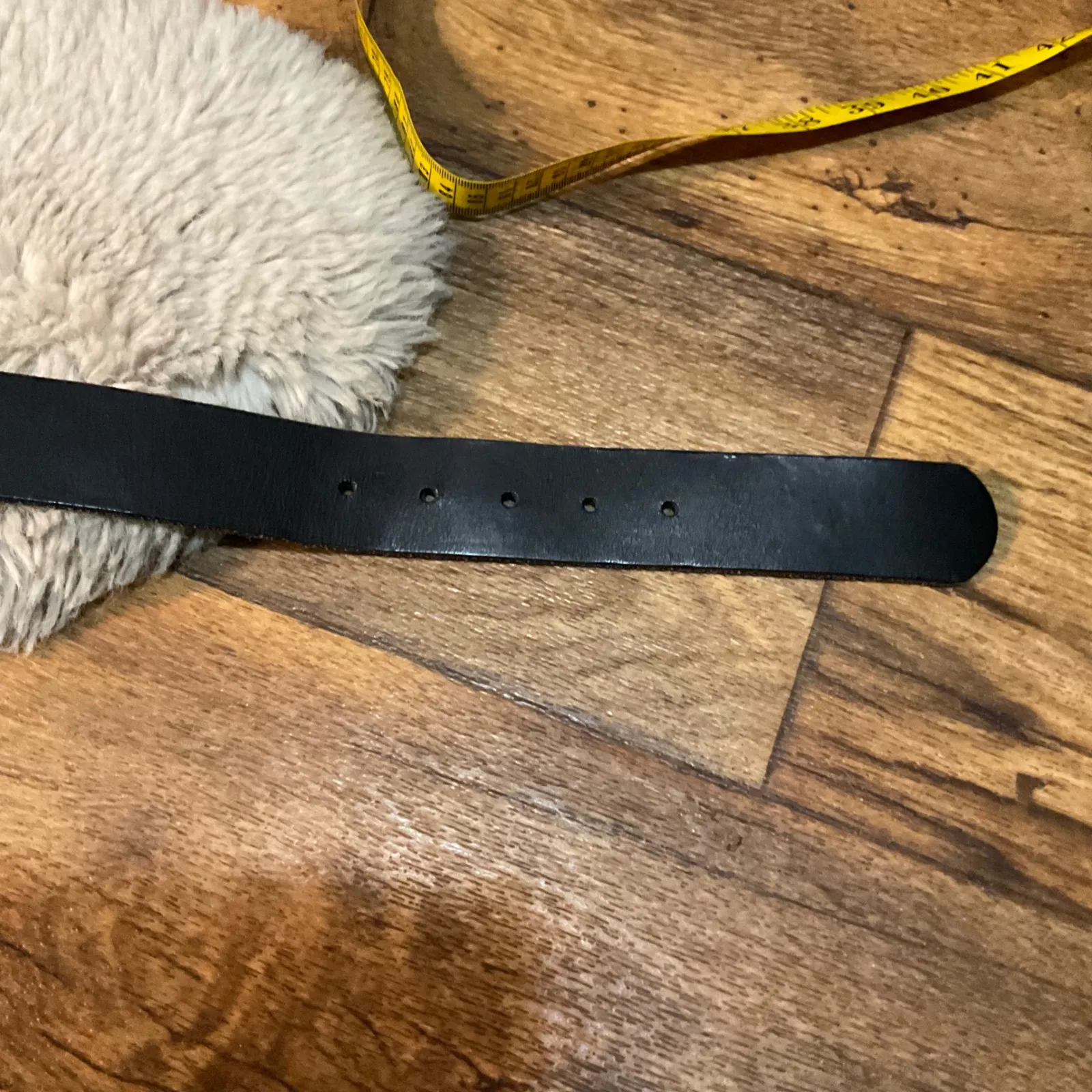 Gap Leather Belt Brown Womens Size Small Brass Hardware - Image 4