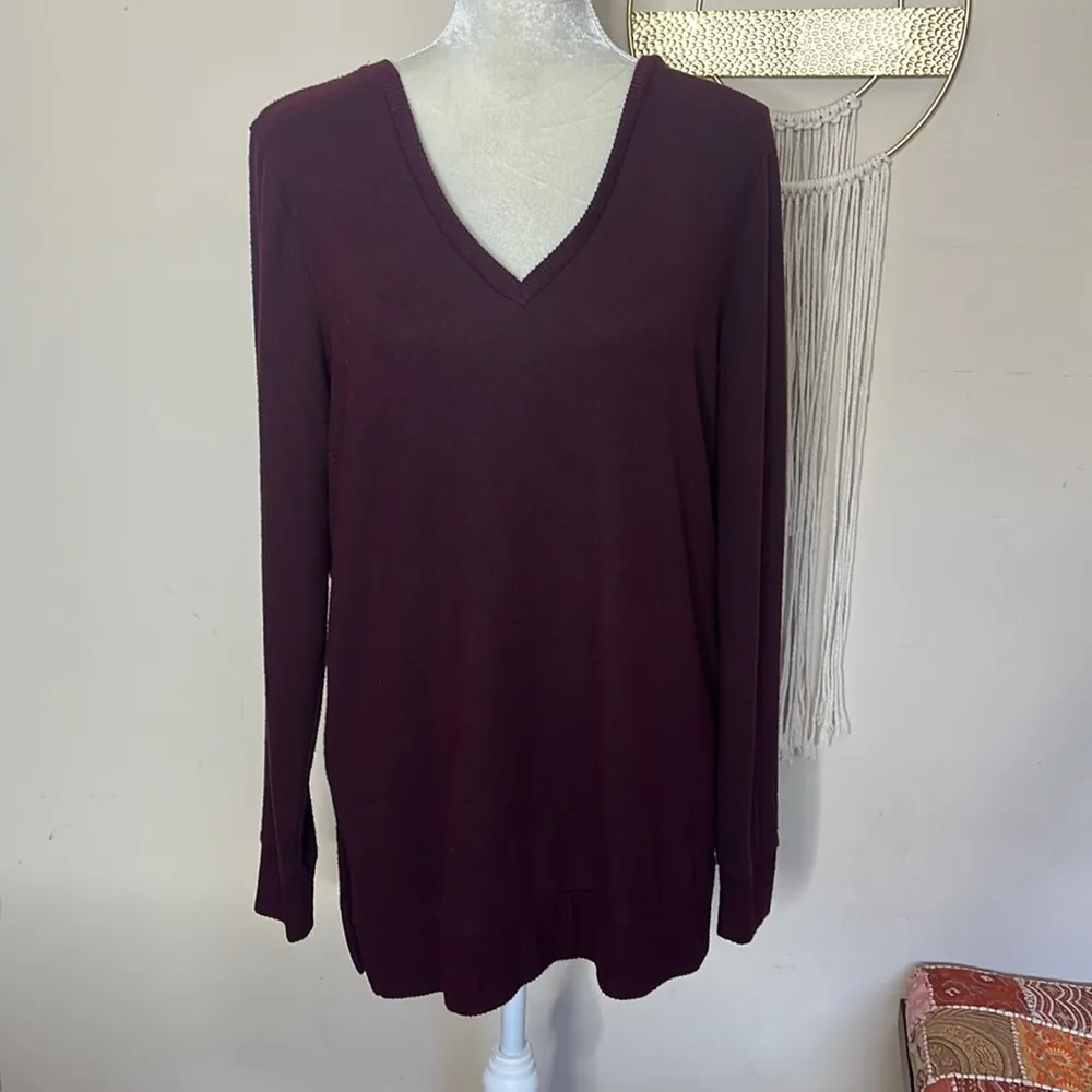 Lucky brand • cloud jersey vneck tunic sweater - Image 41