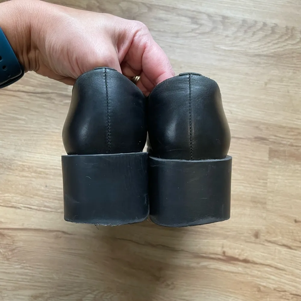 & Other Stories Black Platform Derby Shoes (6.5) - Image 4