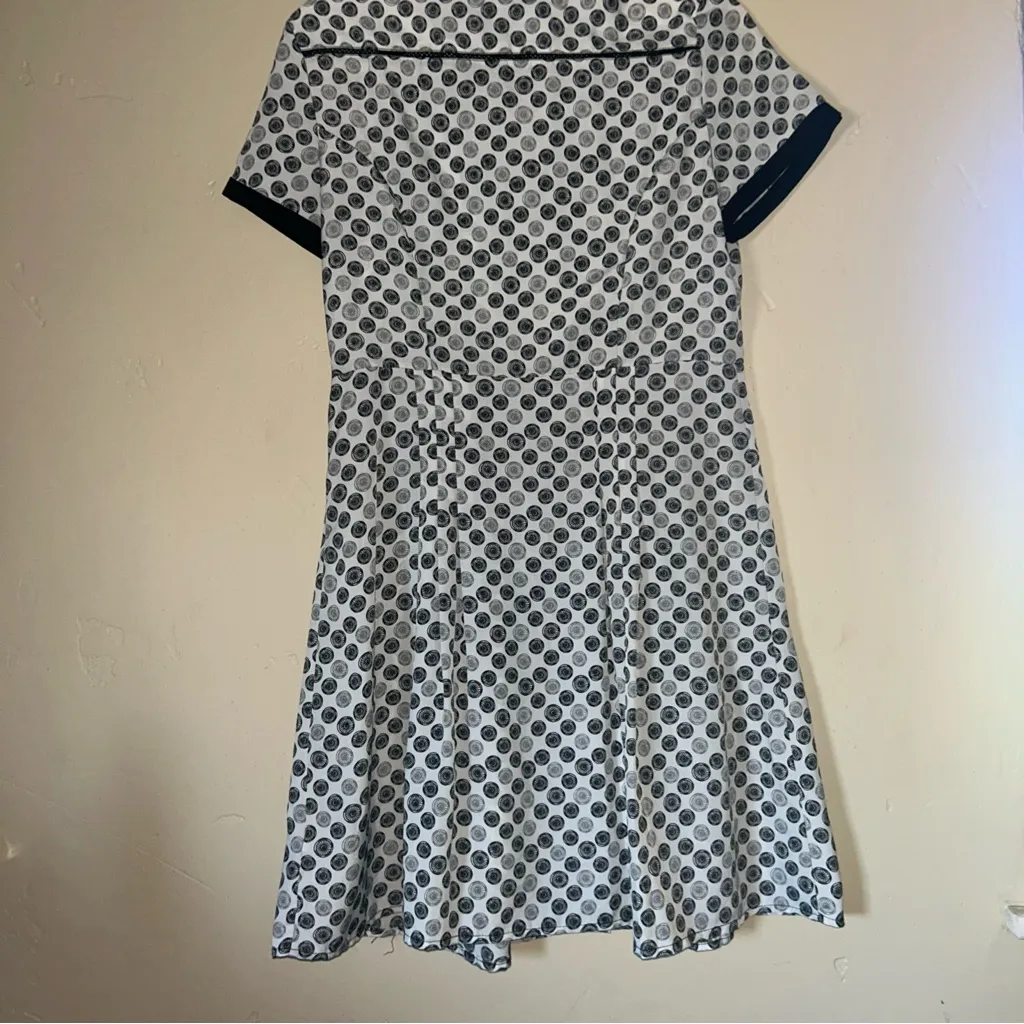 Jason Wu For Target Women’s Black White Wheel Print Dress Sz Small - Image 8