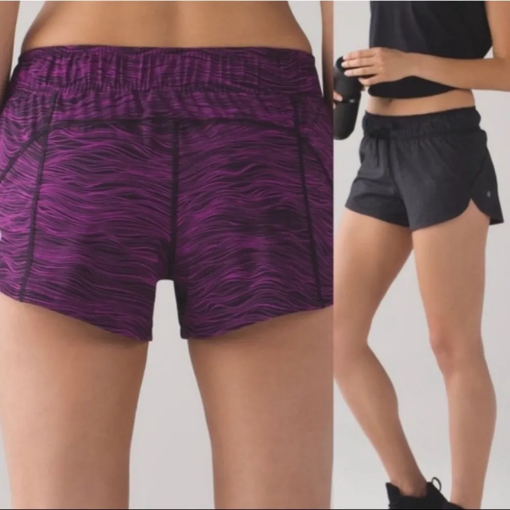 Lululemon Reversible Double Time Shorts - Image 2