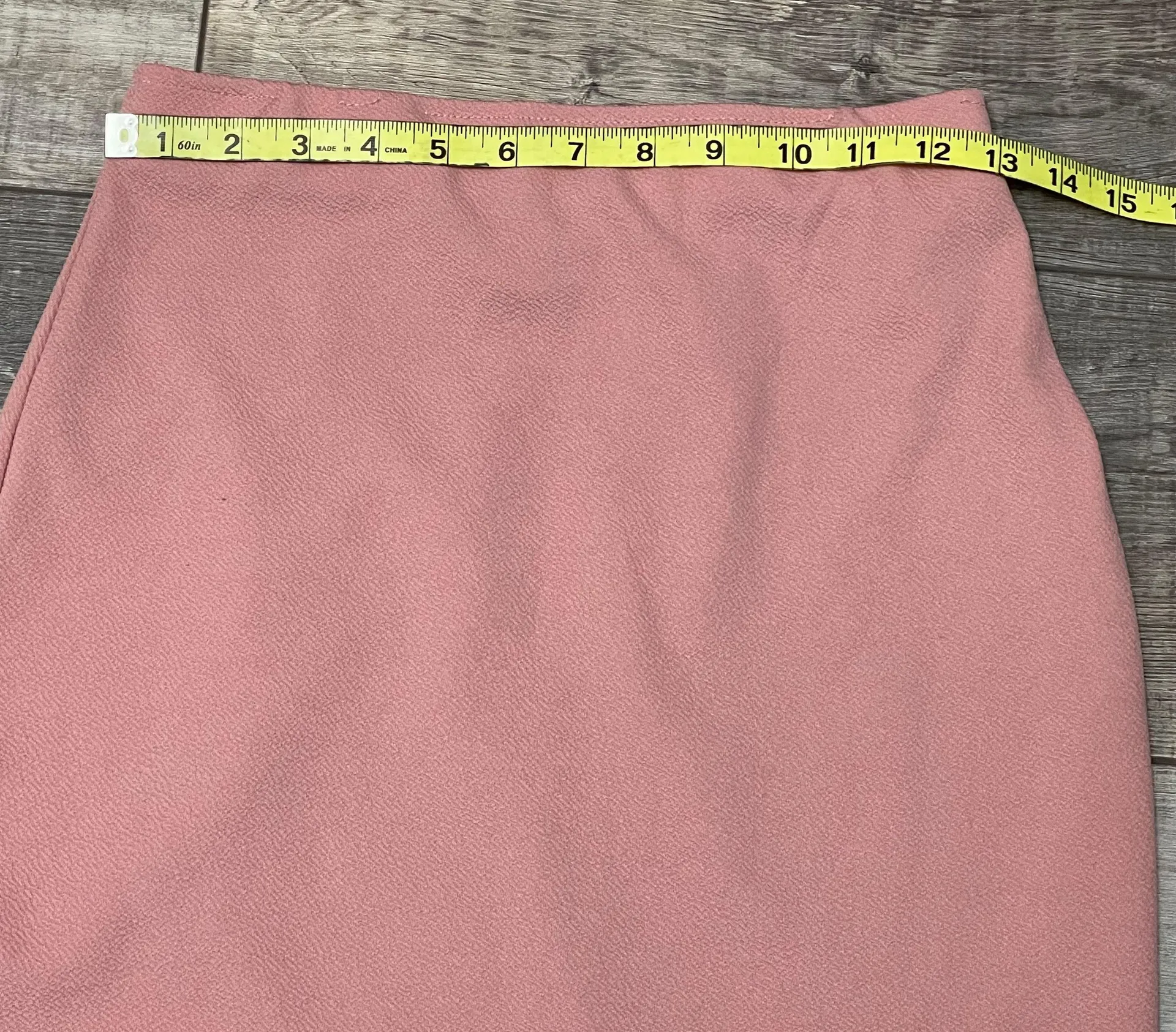 Blush colored Pencil Mini skirt Large - Image 4