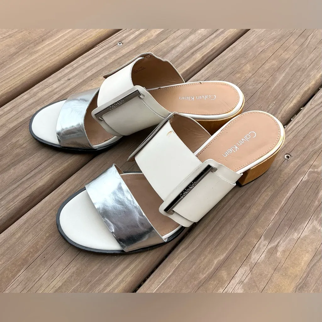 Elegant leather slip in sandals 🌷🌷 - Image 2