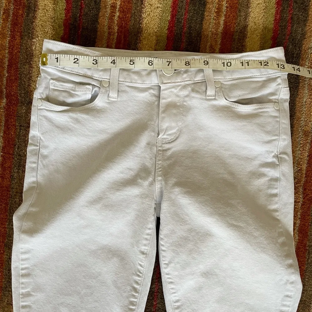 Paige Verdugo white Crop Jeans - Image 10