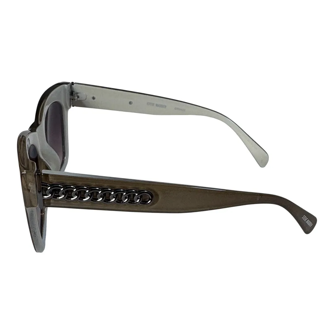 Steve Madden Women's Sunglasses Taupe Chain‎ Accent Shades SR0422 - Image 5