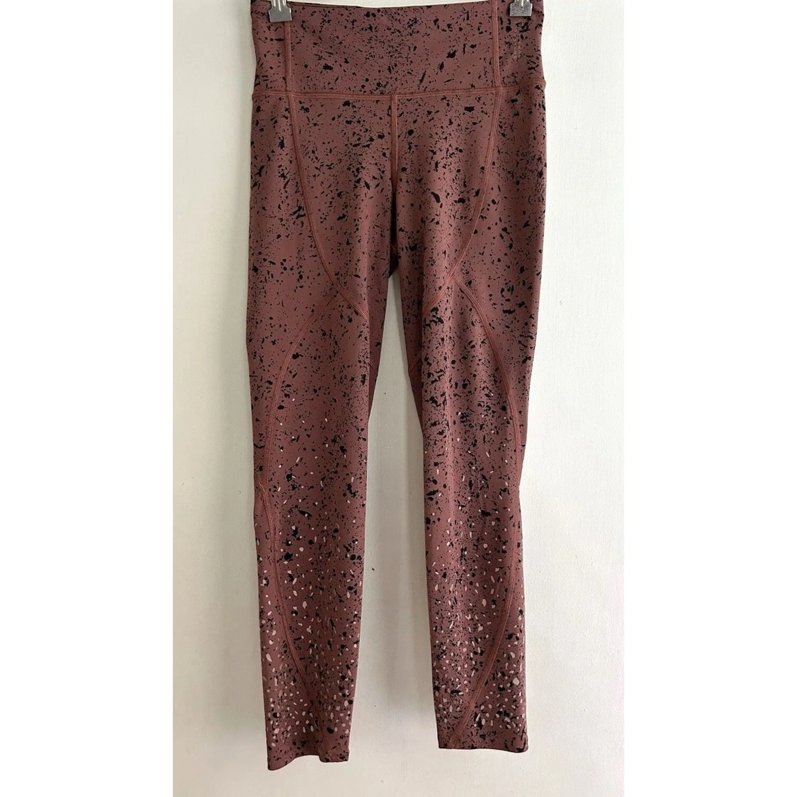 Lululemon X SoulCycle‎ Tempo Splatter Adobe Dust Black To The Beat Tight Size 4 - Image 2