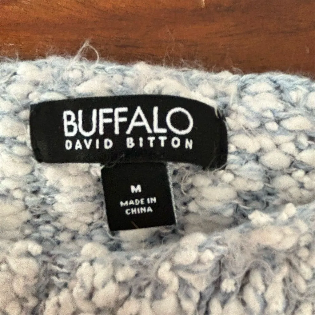 Buffalo David Bitton Women's Blue Pullover Sweater‎ Size M - Image 3