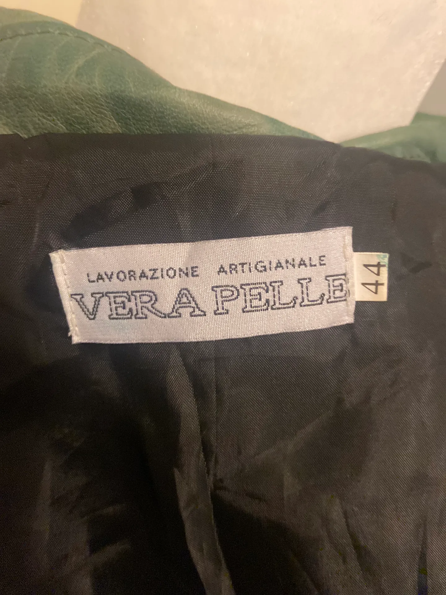 Green Leather Jacket - Image 3