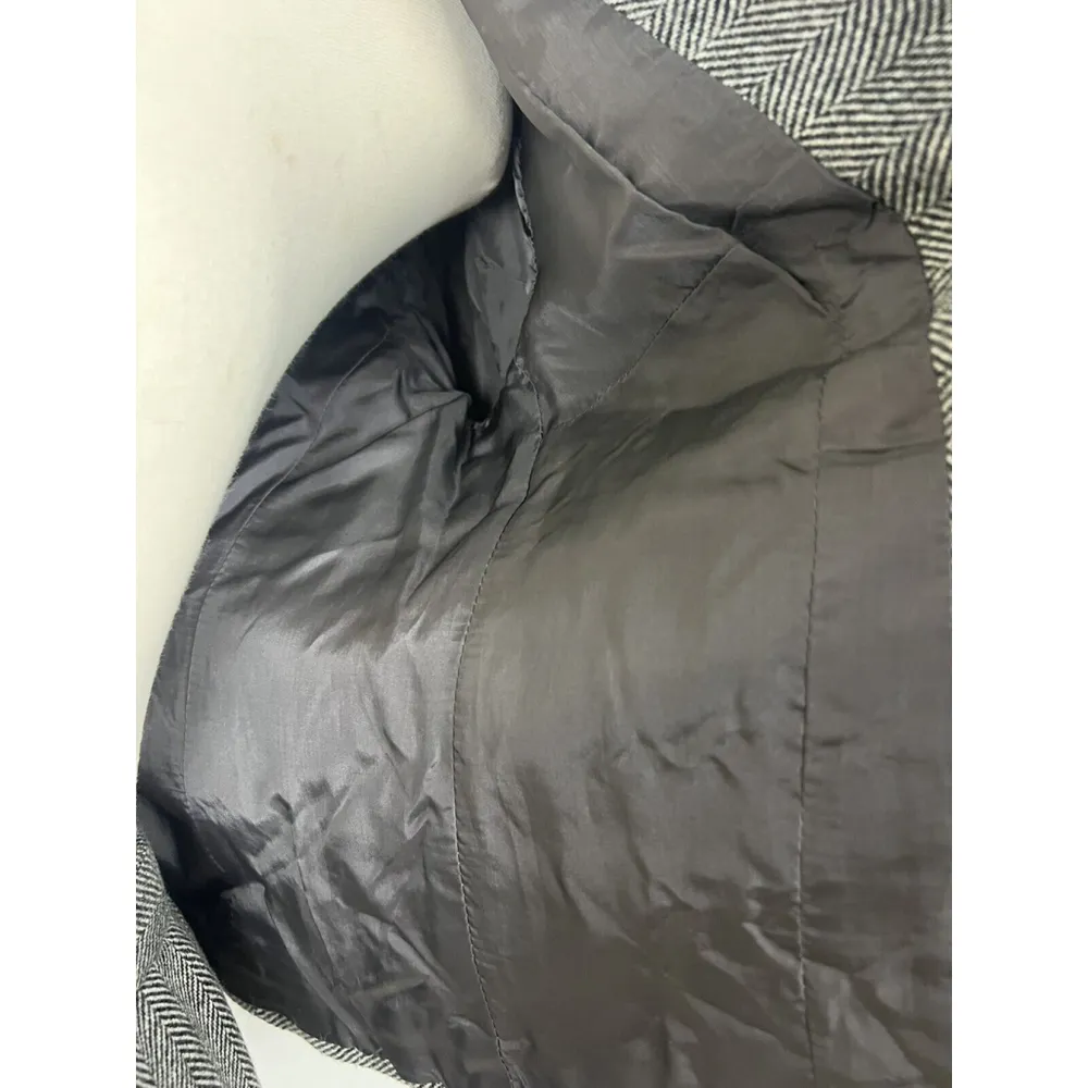 Vintage 1950s 1940s Montaldos Herringbone Wool Skirt Suit Set Tailored Elegance Size 4 - Image 7