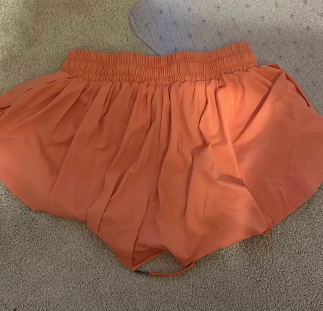 Orange Sport Shorts - Image 3