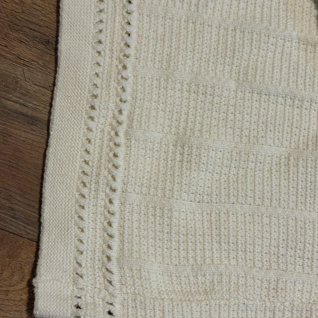 Willow and Wind Ivory knit pants size medium 31 inch inseam - Image 7