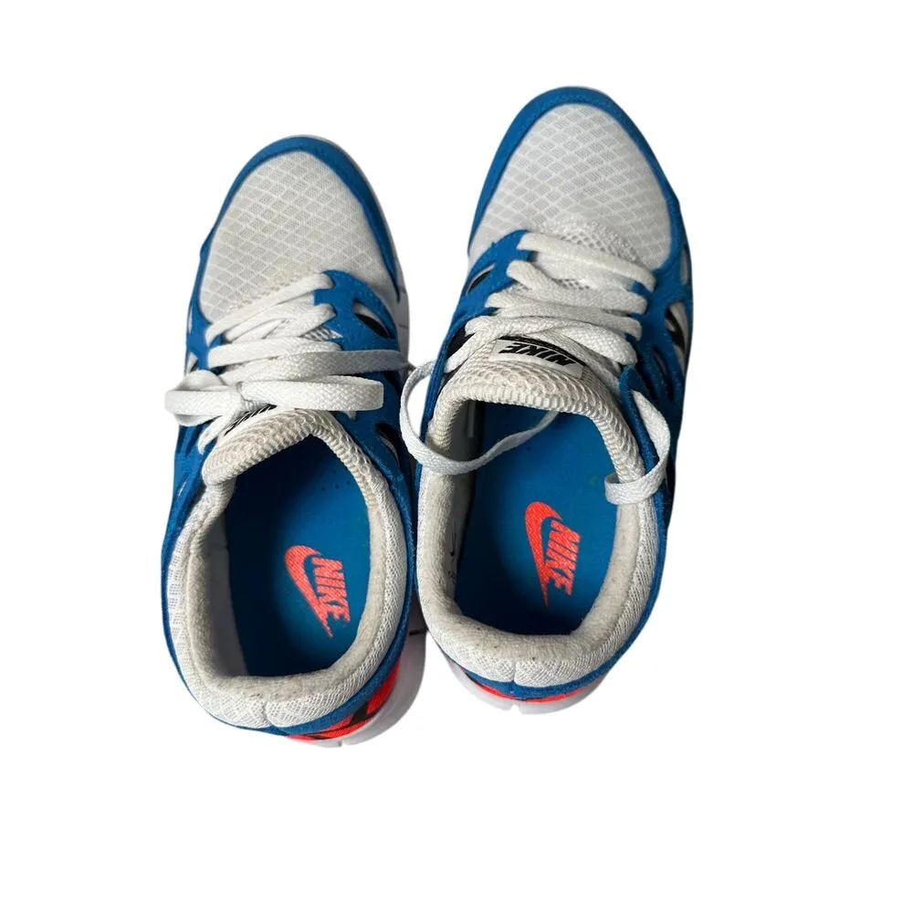 Nike Free Run 2 Women's‎ Athletic Shoes Blue White Red Running Training Sneakers - Image 5