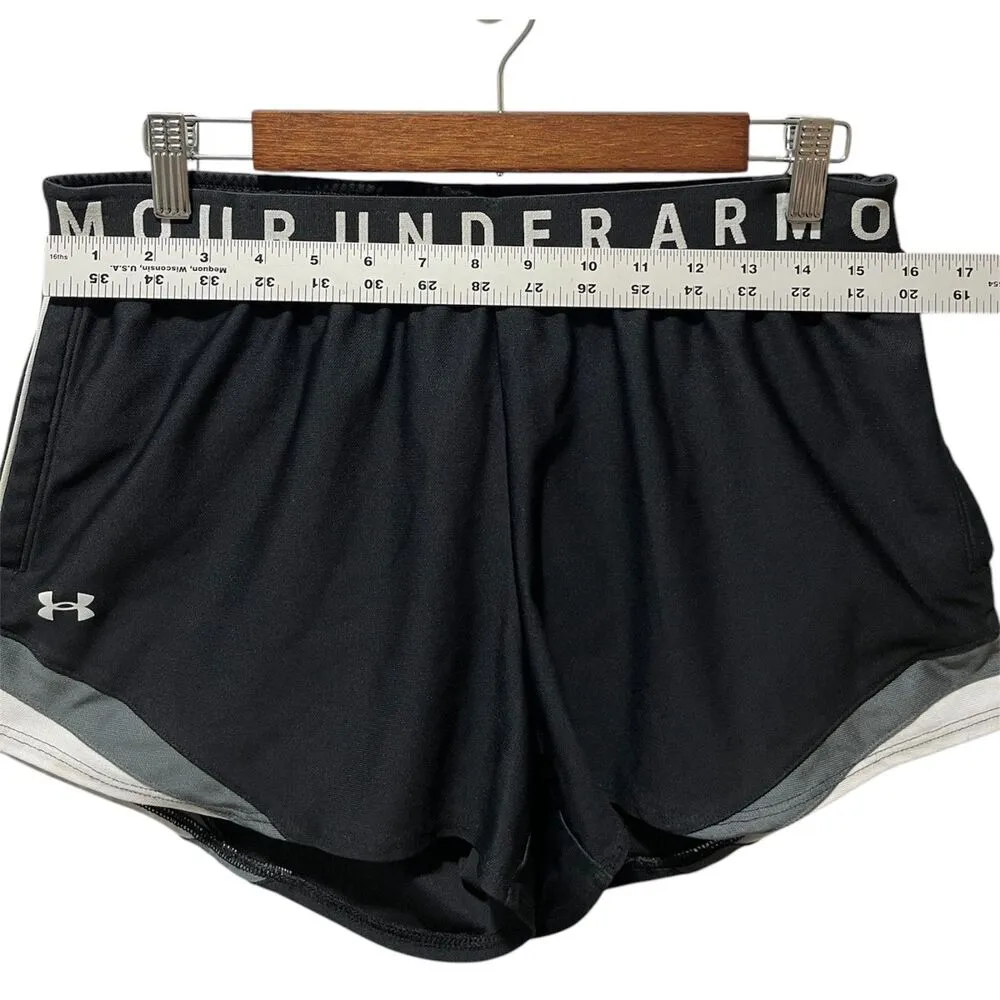 Under Armour Women's Play Up Trico Athletic Shorts Black Size Large Loose - Image 6