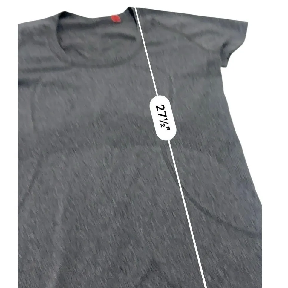 Lululemon Swiftly Tech Short Sleeve Crew Heathered Slate Size 10 - Image 7