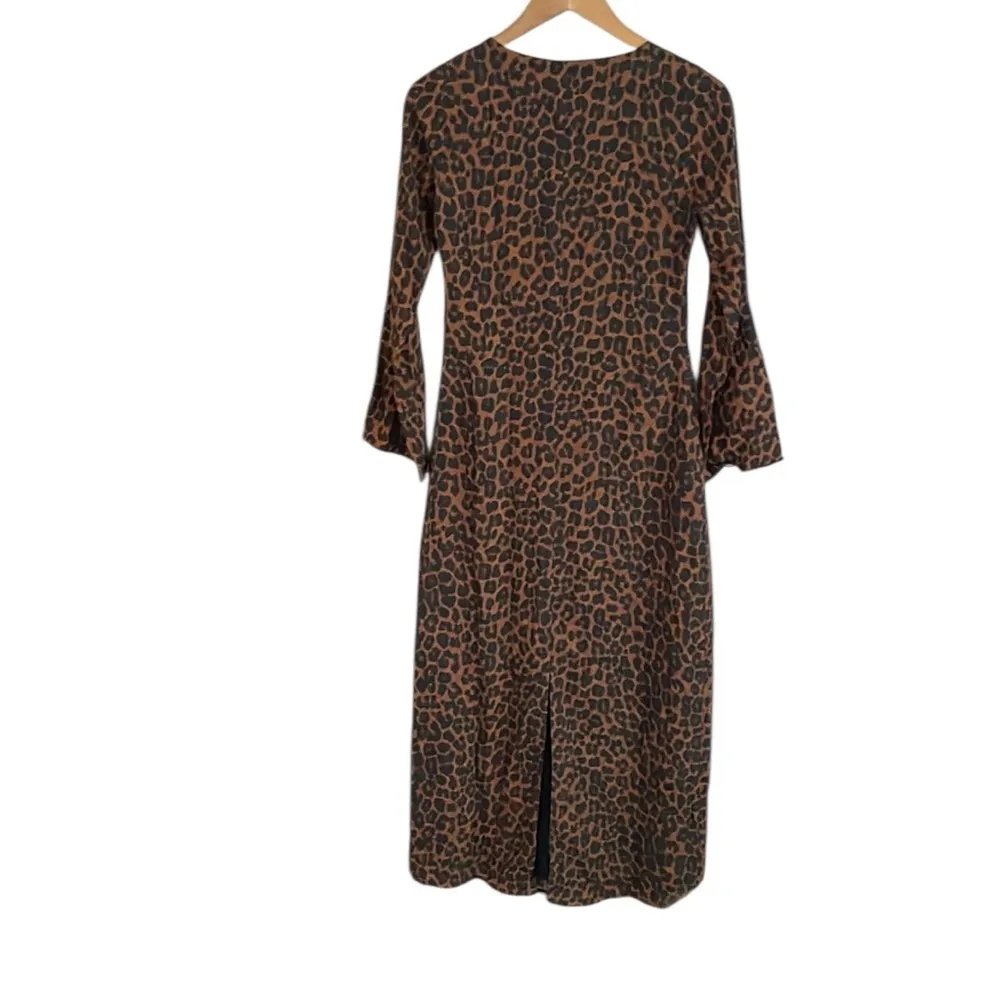 Mara Hoffman Naliyah Leopard Print Midi Dress - Image 3