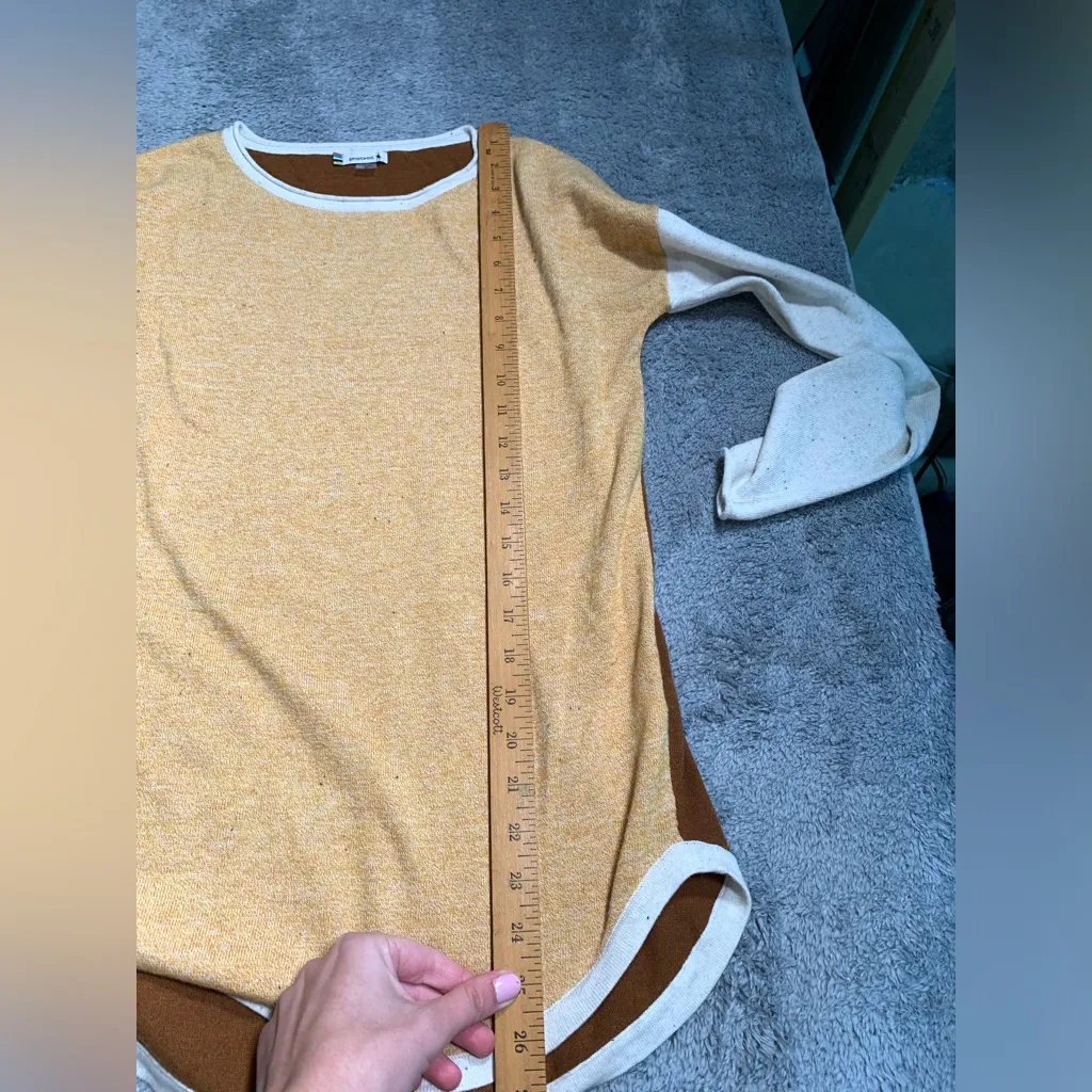 Smartwool sweater shadow pine colorblock sweater small - Image 8