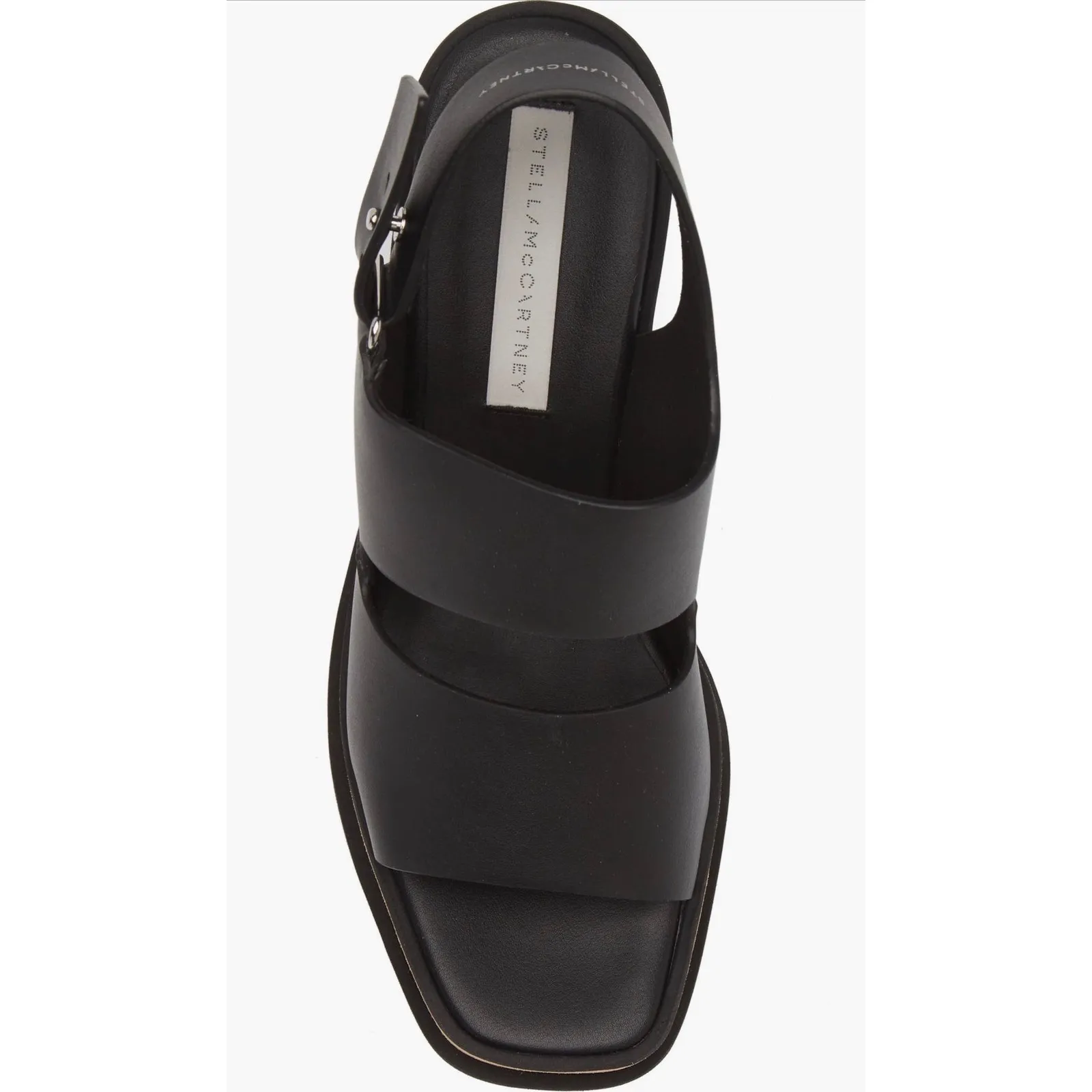 NIB Stella McCartney SneakelysePlatform Wedge Sandal Black Sz9.5 $795 - Image 5