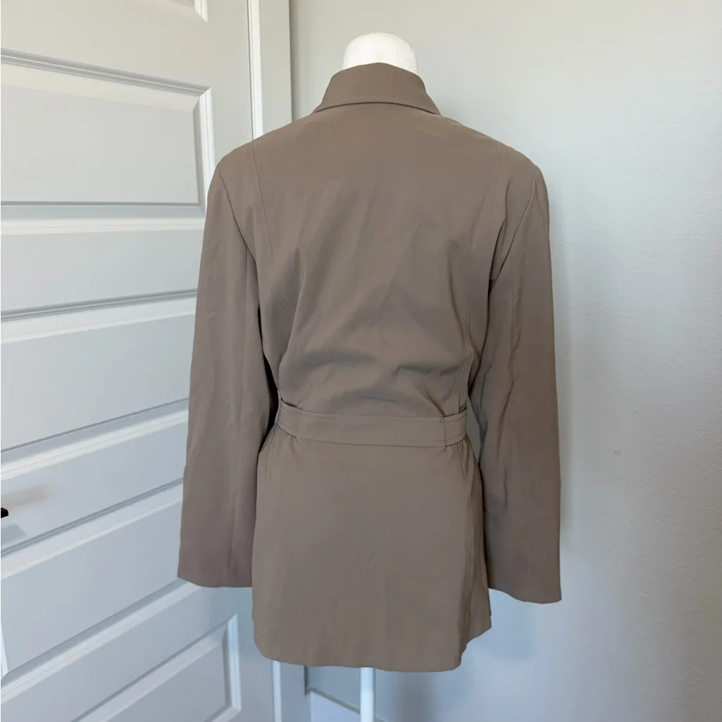 Braetan Women's Brown Coat with Belt Tan Size L - Image 4