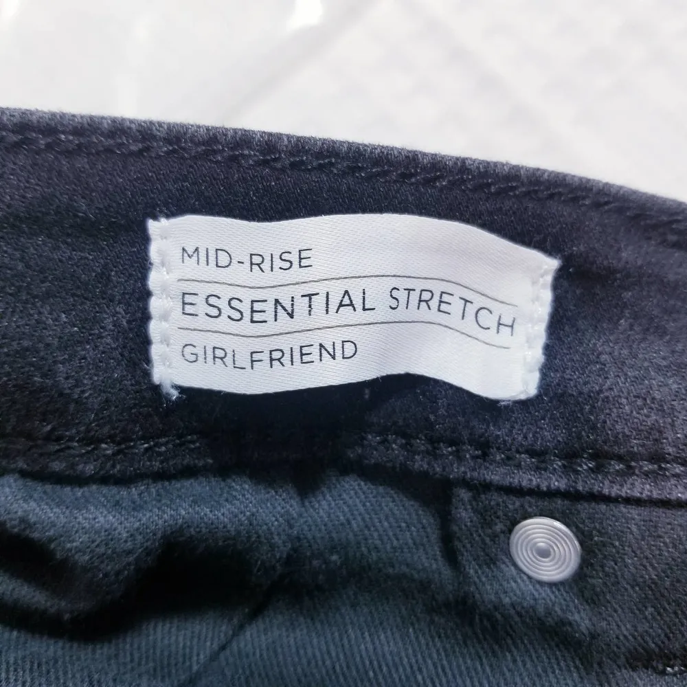 Lane Bryant Midrise Girlfriend Black Bootcut Denim - Image 8