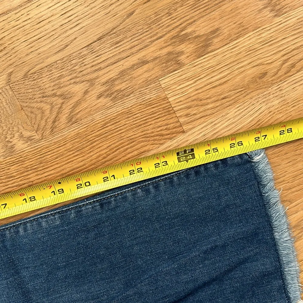 LOFT High Rise Flare Crop Jeans - Image 8