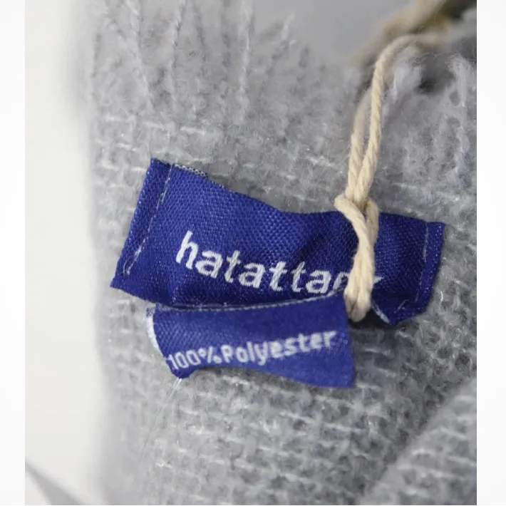 Hat Attack Womens Lightweight Oversized Cozy Scarf Light Heather Gray 52" x 53" - Image 4