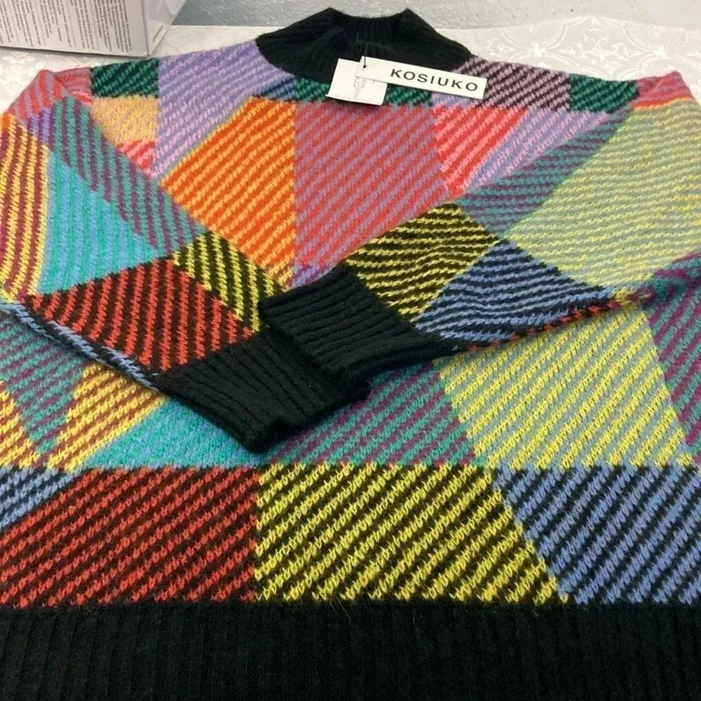 Kosiuko women pullover sweater size M Yellow Size M - Image 15